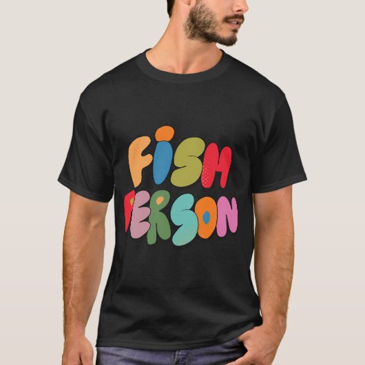 Vis Persoon (Versie B) T-shirt (Voorkant)