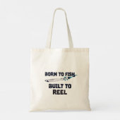 Vis-Raket Grafisch  Tote Bag (Achterkant)