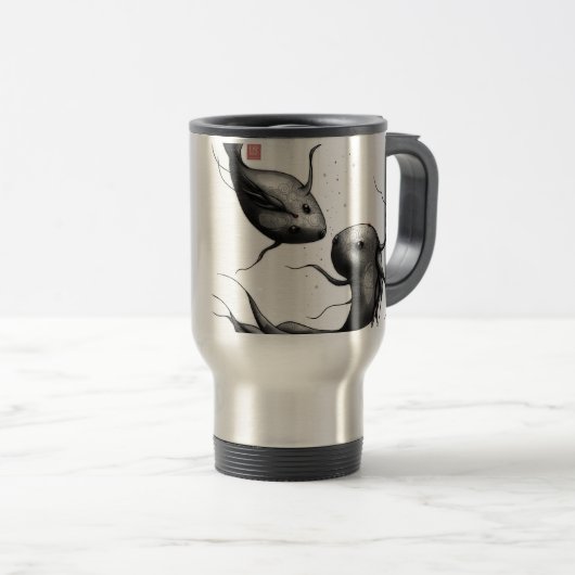 vis reisbeker (Voorkant rechts)