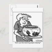 Vis relaxen door mensen te bekijken briefkaart (Voorkant / Achterkant)