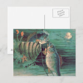 Vis Romeo & Juliet Kwal Zeester Briefkaart (Voorkant / Achterkant)