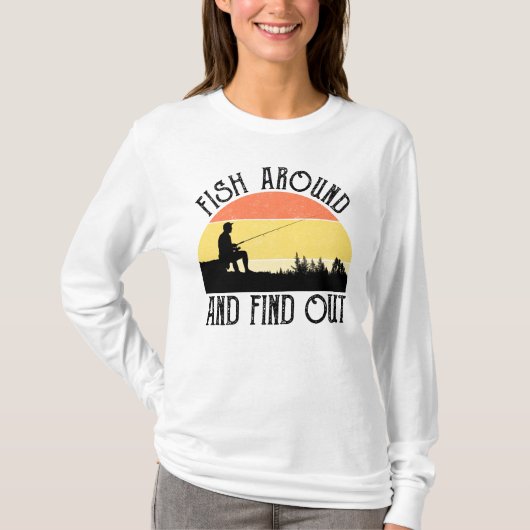 Vis Rond En Kom Erachter T-shirt (Voorkant)