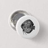 Vis ronde button 3,2 cm (Voorkant /achterkant)
