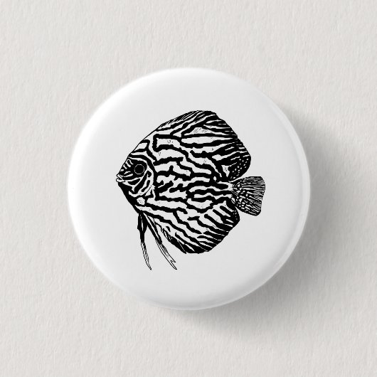 Vis ronde button 3,2 cm (Voorkant)