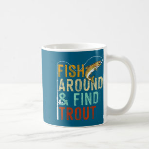 Vis Rondzwemmen En Vind Forel Grappige Vissen Viss Koffiemok