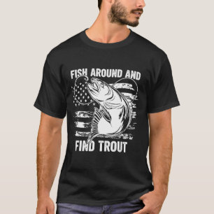 Vis Rondzwemmen En Vind Forel Grappige Vissen Viss T-shirt