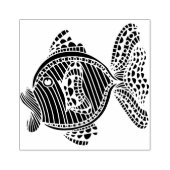 vis rubberstempel (Afrduk)