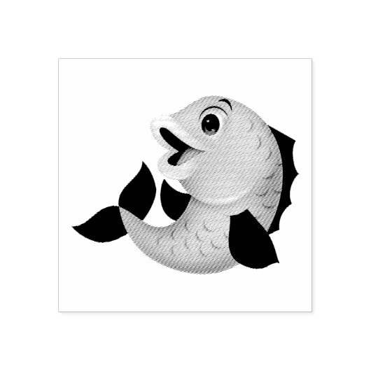 vis rubberstempel (Afrduk)