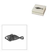 Vis Rubberstempel, Visstempel, Rivierstempel, Ocea Rubberstempel (Gestempeld)