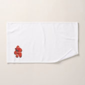 Vis Schilderen Clownfish Waterverf Badhanddoek Set Bad Handdoek (Handdoek)