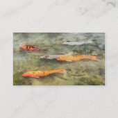 Vis - School Of Koi': Visitekaartje (Achterkant)