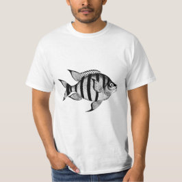  vis sealife oceaan dieren illustratie t-shirt