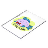 Vis-sers-slimme Grappige Verfijnde Vis Punt  Notitieboek (Linkerzijde)