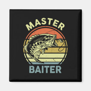Vis-shirt Papa Opa Master-visser Grappig  Magneet