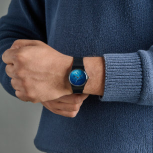 Vis Shoal en zonlicht Onder het Zee Horloge