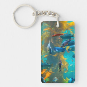 vis sleutelhanger