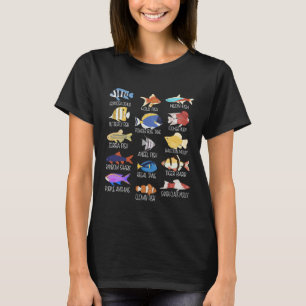 Vis Soorten Zoetwater Vis Visser T-shirt