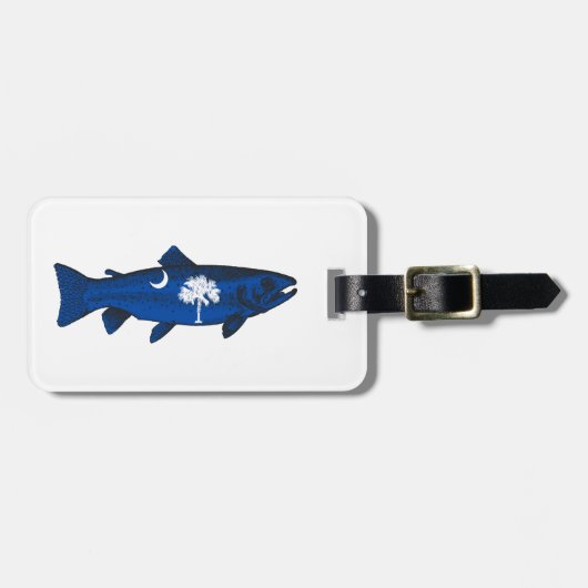 Vis South Carolina Forel Bagagelabel (Voorkant horizontaal)