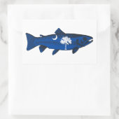 Vis South Carolina Forel Rechthoekige Sticker (Tas)
