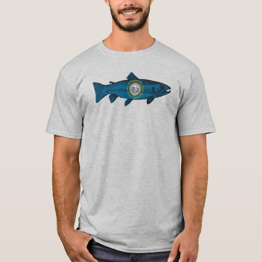Vis South Dakota Forel T-shirt (Voorkant)