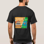 Vis Spel/Visser De diepten T-shirt (Achterkant)
