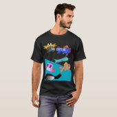 Vis Spel/Visser De diepten T-shirt (Voorkant volledig)