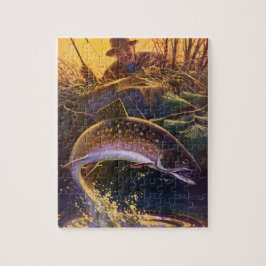  vis, sport Gevist voor Brook Trout Legpuzzel