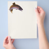  vis, sportvisserij Gevist Flyer (Hand)