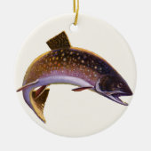  vis, sportvisserij Gevist Keramisch Ornament (Voorkant)