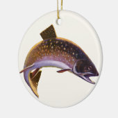  vis, sportvisserij Gevist Keramisch Ornament (Links)