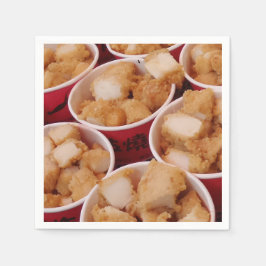 Vis standaard cocktailpaper Napkins Servet