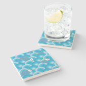 vis stenen onderzetter (Zijkant)