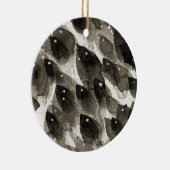 Vis Storm Keramisch Ornament (Rechts)