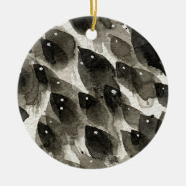 Vis Storm Keramisch Ornament