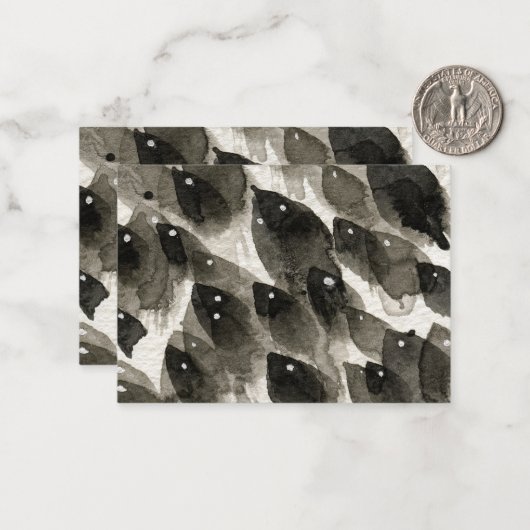 Vis Storm Notitiekaartje (Voorkant / Achterkant in situ)