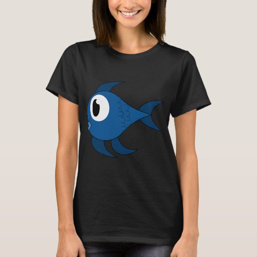vis t-shirt (Voorkant)