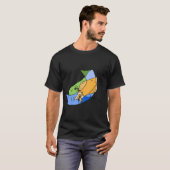 vis t-shirt (Voorkant volledig)