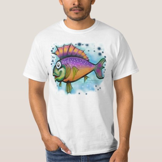 vis t-shirt (Voorkant)