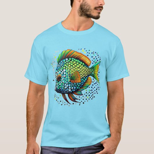 vis t-shirt (Voorkant)