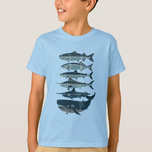 VIS T-SHIRT (Voorkant)
