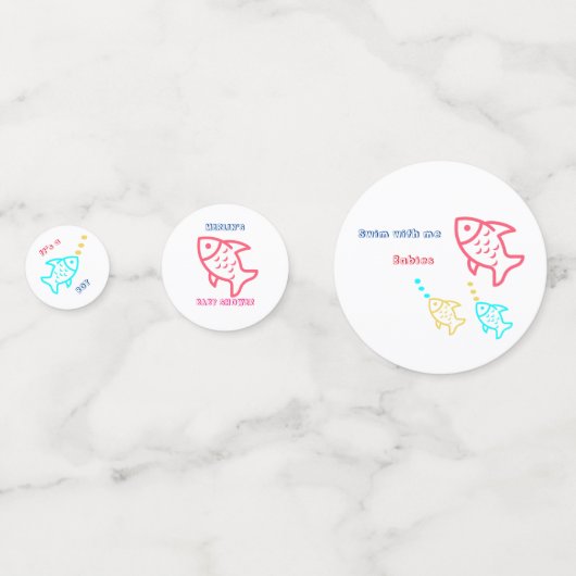 Vis Tafel Confetti (Voorkanten)