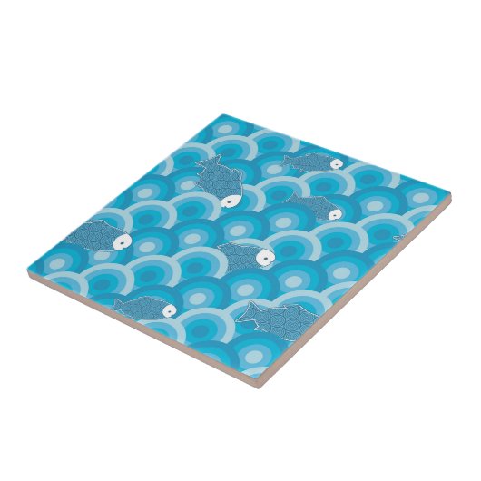 vis tegeltje (Zijkant)