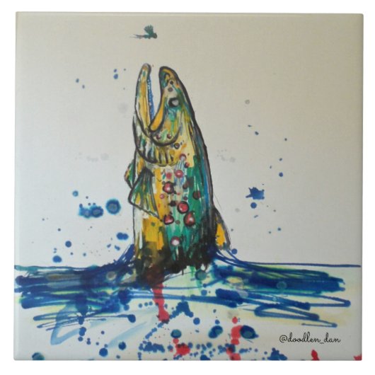 vis tegeltje (Voorkant)