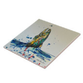 vis tegeltje (Zijkant)