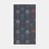 Vis Tekeningspatroon Servet (Voorkant)