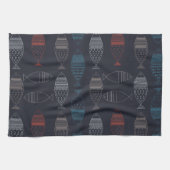 Vis Tekeningspatroon Theedoek (Horizontaal)