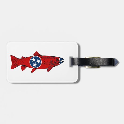 Vis Tennessee Forel Bagagelabel (Achterkant horizontaal)