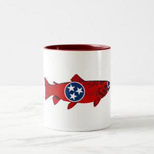 Vis Tennessee Forel Tweekleurige Koffiemok