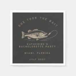 Vis Thema Aangepaste Vissers Afscheid Feest voor d Servet