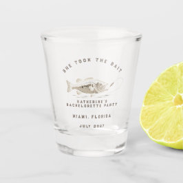 Vis Thema Aangepaste Vissers Afscheid Feest voor d Shot Glas